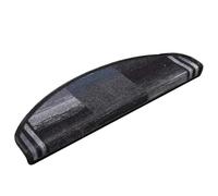 Tappeto per scale antiscivolo, 15 pezzi, 65 x 21 x 4 cm, poliammide, colore | 100% poliammide tuftato, lavabile in lavatrice, fissaggio biadesivo per uso interno, motivo unico consegnato casualmente