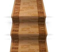 Tappeto per scale/scale corridore | Molte misure | Stilvoller Runner per le scale di durchlaufenden belag | Buono di Siegel | Prodotto di qualità dalla Germania, Poliammide, Beige, 67 x 600 cm (B x L)