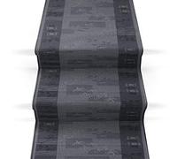 Tappeto per scale/scale corridore | Molte misure | Stilvoller Runner per le scale di durchlaufenden belag | Buono di Siegel | Prodotto di qualità dalla Germania, Poliammide, grau, 67 x 250 cm (B x L)
