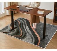 Tappeto Per Sedia Da Ufficio Per Pavimenti Duri Pelo corto 180 x 200 cm Tappeto Per Sedia Con Ruote Studio Antiscivolo Antigraffio Tappetino Gaming Pavimento e Piastrellati Tappeto Salva Parquet