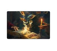 Tappeto per soggiorno camera da letto, 7,6 x 12,7 cm, morbido, lavabile, tappeto antiscivolo, per lettura di tarocchi magici, tappeto per interni, decorazione per camera da letto, 152 x 99 cm
