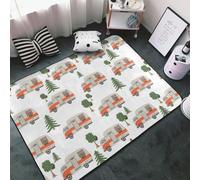 Tappeto per soggiorno, camera da letto, furgone da campeggio, morbido, lavabile, 3 x 5 cm, tappeto antiscivolo, tappeto per interni, decorazione estetica per camera da letto