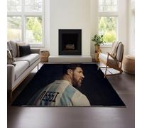 Tappeto Per Soggiorno Di Lusso Lionel Messi Wabi-sabi, Stile Italiano E Nordico, Di Alta Qualità, Grande, Piatto, Per Villa, Divano, Coperta, Di Alta Gamma (Messi 01,140x200cm)