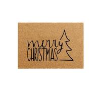 Tappeto per soggiorno, divertente zerbino natalizio con scritta "A Way to Welcome Holiday Guests Snowman It's The Wonderful Of The Year (C, 60 x 40 cm)