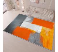 Tappeto per soggiorno e camera da letto, decorazione moderna, arte astratta geometrica moderna, tappeto a pelo corto antiscivolo e lavabile 250x280cm/98x110in