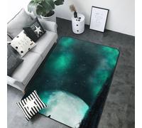 Tappeto per soggiorno, motivo casa delle streghe sulla collina, antiscivolo, lavabile, 203 x 147 cm, decorazione per interni, camera da letto e soggiorno