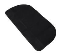 Tappeto per Stufa Mezzo Tondo Ignifugo, Protezione Pavimento | Poliestere e Pvc, Nero Elegante, Resistente al Calore per Cucinare e Caminetti, Uso Interno Esterno Hearth