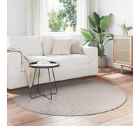 Tappeto per uso interno ed esterno PALMERAS Crema Ø 200 CM