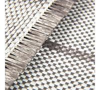 Tappeto per veranda in molte misure - Tappeto per tenda, sottotenda per campeggio - (250x400cm / Grigio scuro) - per esterni, antiscivolo come protezione per erba e prato