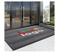 Tappeto Personalizzato,Tappeti Personalizzati con Il Vostro Testo Zerbino Personalizzabile per Interni ed Esterni per Garage Esterno Giardino Casa (180×90cm)