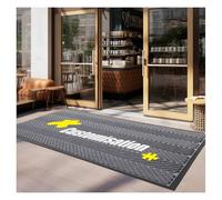 Tappeto Personalizzato,Tappeti Personalizzati con Il Vostro Testo Zerbino Personalizzabile per Interni ed Esterni per Garage Esterno Giardino Casa (180×60cm)