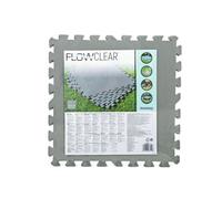 Tappeto Piscina Fuori Terra Morbido 50x50 Cm 9 Pezzi - 2,25 mq Bestway Grigio
