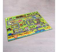 TAPPETO PISTA MACCHININE BIMBI TAPPETO GIOCO PER CAMERETTA CITTA' 130X160