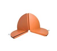 Tappeto Pole Dance Tappetino da pole dance pieghevole, cuscino pavimento for danza, tappetino yoga rotondo for palestra domestica, studio, allenamento all'aperto, Pilates(Orange Thick 10cm)