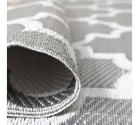 VERDELOOK | Tappeto Summer in Polipropilene da Interno o Esterno, 180x270 cm, con Fantasia, Colore Grigio