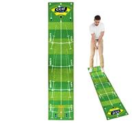 Tappeto Putting Green 50 X 238 Cm Fondo Antiscivolo Portatile Per Golfisti