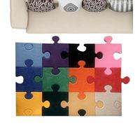 Tappeto puzzle - 12 piastrelle per tappeti Nestable | Gioco per bambini della piastra in schiuma non slip, facile da montare, isolamento termico, non tossico, ideale per camera da letto, area giochi e