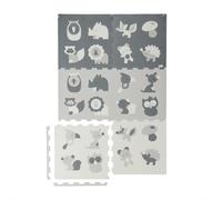 Tappeto Puzzle 6 Tasselli 12 Bordi Tappetone Gioco Bambini Gattonare Gommapiuma
