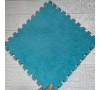 Tappeto Puzzle da Pavimento Piastrelle in Schiuma a Incastro 10Pcs EVA Spessore 1,2cm Antiscivolo per Casa Cameretta Sala Giochi Decorazione-Sky Blue||30 * 30cm/12 * 12in