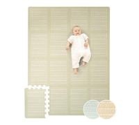 Tappeto puzzle elegante bambino 1,7x1,2m grigio Hygge - 16 lastre XL morbide, spessi, inodore, facile da pulire, confezione senza plastica