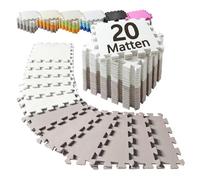 Tappeto puzzle (Gris Blanc, 114x142 cm | 20 Tapis | 1.62 M²)