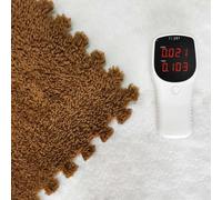 Tappeto puzzle in peluche, Tappetino puzzle ad incastro in schiuma da pavimento, 20 pezzi, multicolore(Coffee)