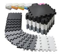 Tappeto puzzle (Noir Gris Blanc, 114x142 cm | 20 Tapis | 1.62 M²)