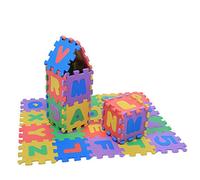 Tappeto Puzzle Per Bambini,Tappetino Da Gioco Per Bambini Puzzle In Schiuma, 36 Pezzi Tappeto Da Gioco In Schiuma Eva Morbida Piastrelle Per Pavimenti Multicolore Per Bambini Numeri E Lettere Neonati