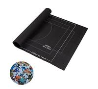 Tappeto Puzzle,Tappetino Puzzle Feltro,Tappeto Puzzle Bambini Adulti,Fino a 1500 Pezzi,Portatile Puzzle Roll Mat,Puzzle Roller,Tappetino per puzzle in Feltro,Adatto per Conservare i Puzzle (Nero)