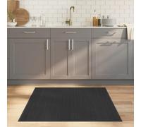 Tappeto Quadrato Grigio Tappetini eleganti Protezione auto Tappetini moderni fur Tappeti per auto 100x100 cm in Bambù
