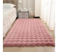Tappeto quadrato morbido e soffice, 60 x 160 cm, non perde pelo, moderno, in peluche, per camera da letto, cameretta dei bambini, decorazione per la casa, accogliente accento per il soggiorno.