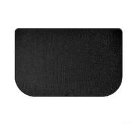 Tappeto resistente alle fiamme, in silicone, ignifugo, a semicerchio, isolato, per stufe a legna, bracieri interni e barbecue all'aperto (152 x 70 cm)