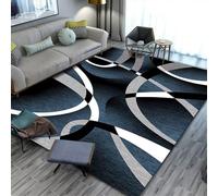 Tappeto rettangolare dal design geometrico astratto per lavanderia, camera da letto o patio, decorazione estetica, 70 x 140 cm
