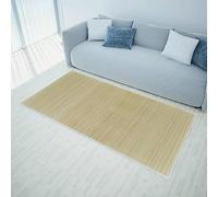 Tappeto Rettangolare in Bambù Naturale Tappetini moderni Tappetini eleganti Protezione auto fur Tappeti per auto 80 x 200 cm