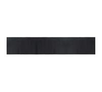 Tappeto rettangolare in bambù nero, 60 x 300 cm | Bambù traspirante, retro scorrevole, facile da pulire, arrotolabile, toni neutri, ideale per il soggiorno