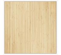 vidaXL Tappeto Rettangolare Naturale Chiaro 100x100 cm in bambù, Tappeto Rettangolare, Tappeto da Salotto, Tappeto in bambù, Tappeto da Soggiorno