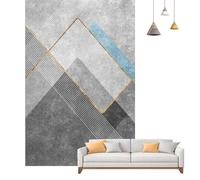 Tappeto riscaldante elettrico al grafene, tappetino riscaldante per il pavimento del soggiorno, tappeto riscaldante elettrico, riscaldatore per pavimento interno, si riscalda rapidamente(E,80x120cm)