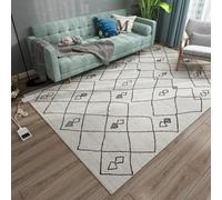 Tappeto riscaldante elettrico al grafene, temperatura regolabile, morbido tappeto in peluche, scaldapiedi riscaldato con timer e riscaldamento rapido per il soggiorno(B,55CM*90CM/21.6*35.4in)