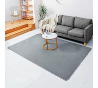 Tappeto riscaldante elettrico, cuscinetti riscaldanti elettrici in pile di corallo, tappetini riscaldati regolabili, scaldapiedi sotto la scrivania, stufetta elettrica(Gray,50x150cm)