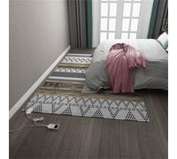 Tappeto riscaldante elettrico in grafene, riscaldamento a infrarossi, riscaldamento rapido con timer, per soggiorno, camera da letto, ufficio, 150 x 200 cm, tappeto confortevole