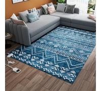 Tappeto riscaldante elettrico in grafene, riscaldamento a infrarossi, riscaldamento rapido con timer, per soggiorno, camera da letto, ufficio, 150 x 200 cm, tappeto confortevole