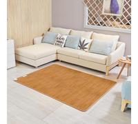 Tappeto Riscaldato Elettrico - Tappetino Riscaldante Istantaneo For Piedi E Riscaldatore For Interni, Comodo Cuscinetto(50 * 80cm)