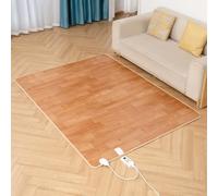 Tappeto riscaldato, tappetini riscaldati, tappeto riscaldato elettricamente, riscaldatore per dita dei piedi, sistema di riscaldamento a pavimento, scaldapiedi, per ufficio/casa(B,50 * 200CM)