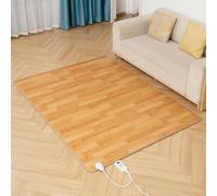 Tappeto riscaldato, tappetini riscaldati, tappeto riscaldato elettricamente, riscaldatore per dita dei piedi, sistema di riscaldamento a pavimento, scaldapiedi, per ufficio/casa(A,100 * 100CM)