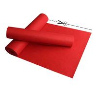 MASTERBRICO.COM Tappeto Rosso Lungo per Festa, Matrimonio, Natalizio - Passatoia Rossa Natalizia per Cerimonia Red Carpet (1x15mt, ROSSO)