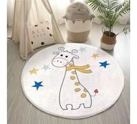 Tappeto rotondo a forma di cartone animato,tappetino carino in cashmere imitazione ispessito,the carpet Tappeto a pelo corto,per soggiorno,camera da letto,La stanza dei bambini,lavabile.