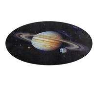 Tappeto rotondo con pianeta Giove morbido assorbente tappetino da bagno ingresso antiscivolo tappeto fattoria tappetino anteriore posteriore 90 x 90 cm per camera da letto soggiorno decorazione della