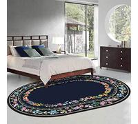 Tappeto rotondo dal design moderno con bordi per cucina, soggiorno, sala da pranzo, camera da letto, aula, sala giochi, asilo nido, corridoio, ø160 cm