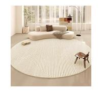 Tappeto rotondo estivo, grande tappeto rotondo per camera da letto e soggiorno (colore 01,140 x 140 cm)