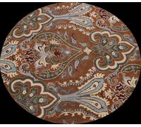 Tappeto Rotondo Orientale In Lana A Mano 8'x8' Decorazione Per La Casa